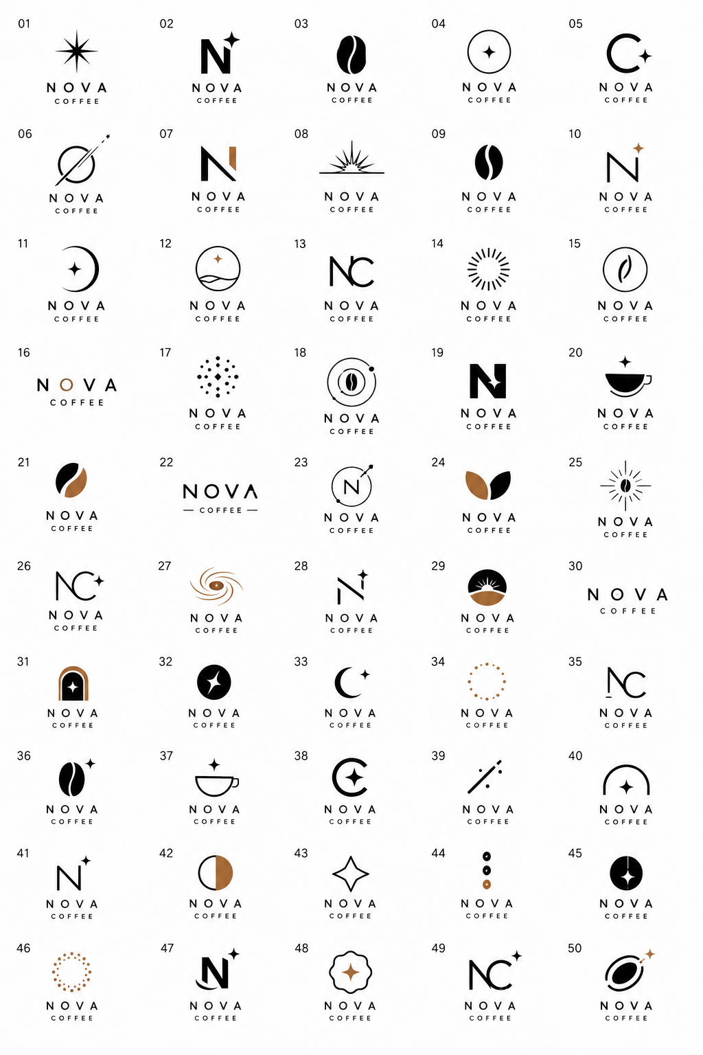 NOVA Coffee Logos